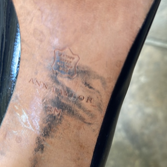 Ann Taylor Chunky Heels Genuine Leather - Picture 6 of 7